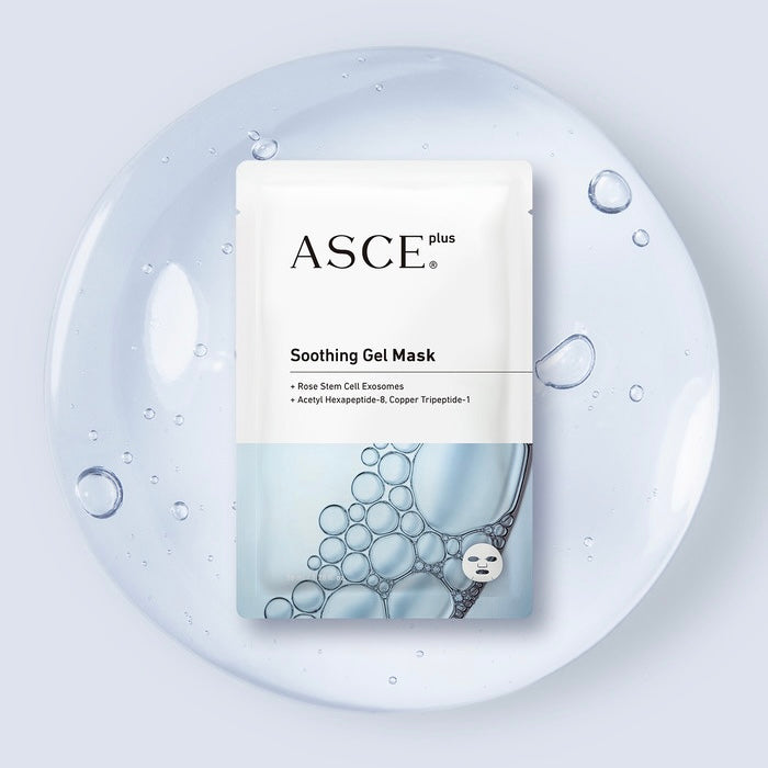ASCE+ Soothing Gel Mask – Cooling Rose Exosome Sheet Mask (3 pcs)