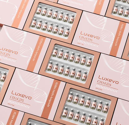 Luxevo CelleXis PDRN & NMN Skin Booster Ampoule Serum, 3ml x 14 Vials
