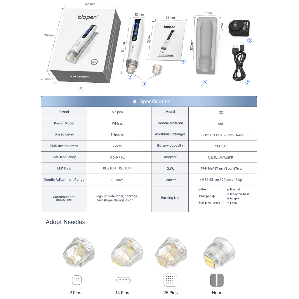 Bio pen Q2 microneedling 