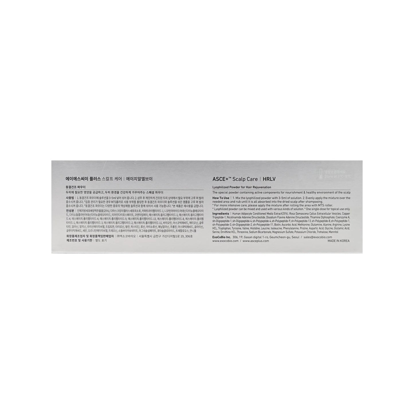 ASCE+ HRLV Exosome Scalp Care Ampoule