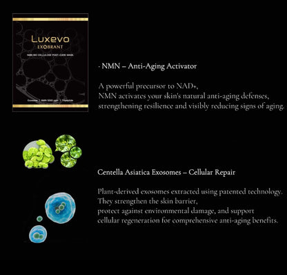 Luxevo Exobrant NMN Bio-Cellulose Mask for Post-Treatment Recovery