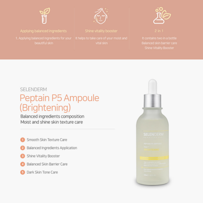 SELENDERM Peptain P5 Infusion Ampoule 100ml - Brightening
