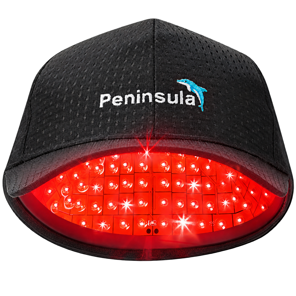 Peninsula 272-diode laser cap with red laser array