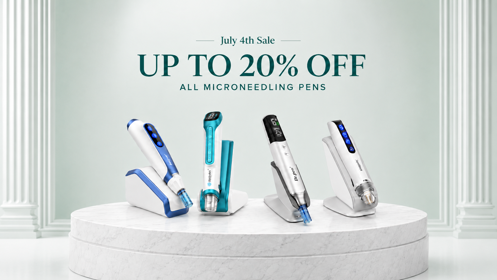July 4th Sale - Up to 20% off all microneedling pens
